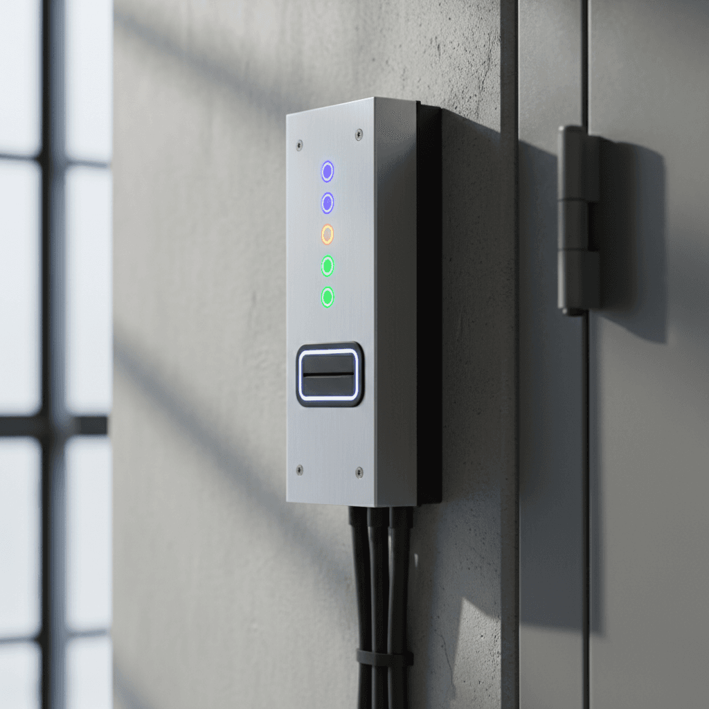 Access control system installation detail